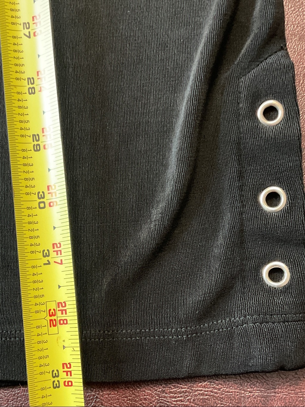 Chico's Black knit travelers by Chico’s, with ring Hem Detail - Picture 5 of 7